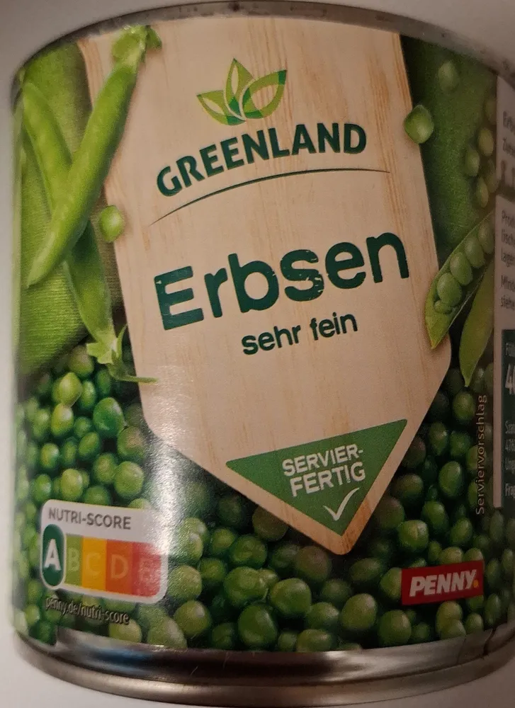 Erbsen Sehr Fein