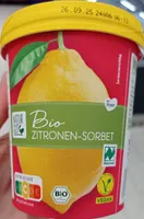 Zitronen-Sorbet