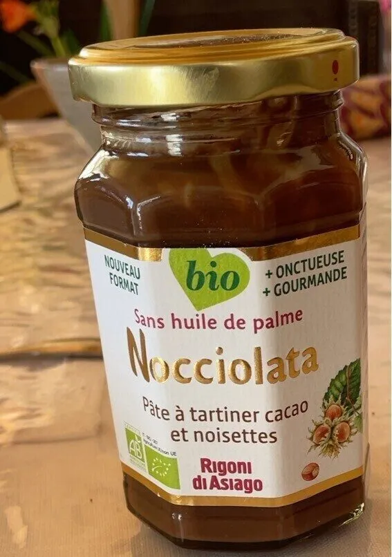 Pâte à tartiner, cacao et noisettes