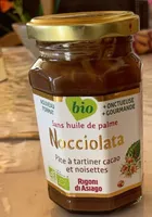 Pâte à tartiner, cacao et noisettes