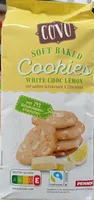 Soft baked cookies white choc lemon