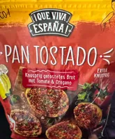 Pan Tostado Knusprig geröstetes Brot mit Tomate und Oregano