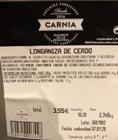Longaniza de cerdo