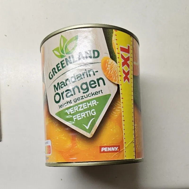 Mandarin-Orangen leicht gezuckert