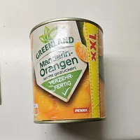 Mandarin-Orangen leicht gezuckert