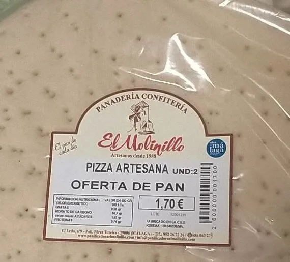 Pizza artesana
