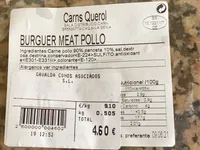 Hamburguesas de pollo