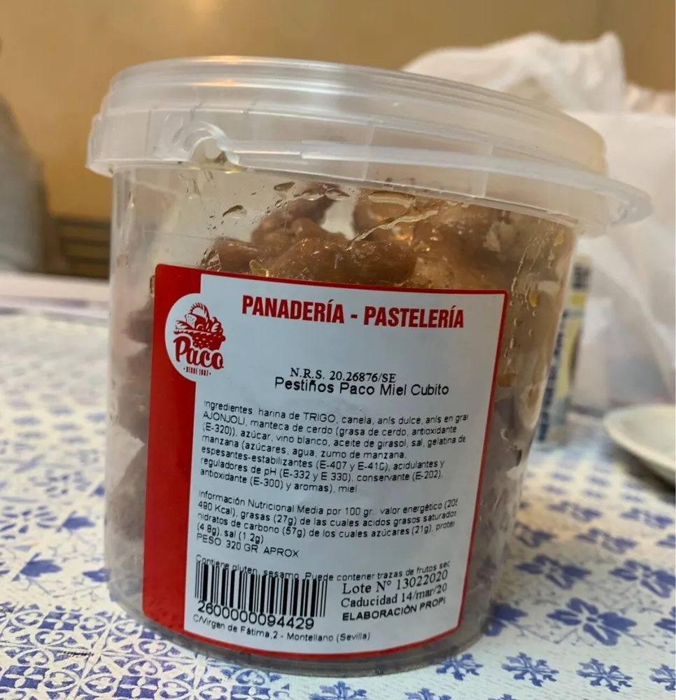 Pestiños Paco Miel Cubito