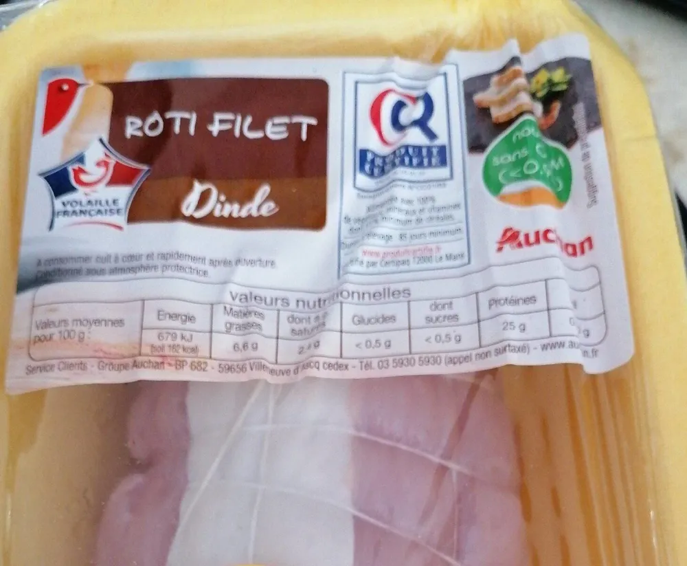 Rôti filet dinde