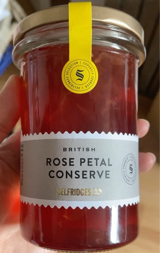 Rose petal conserve