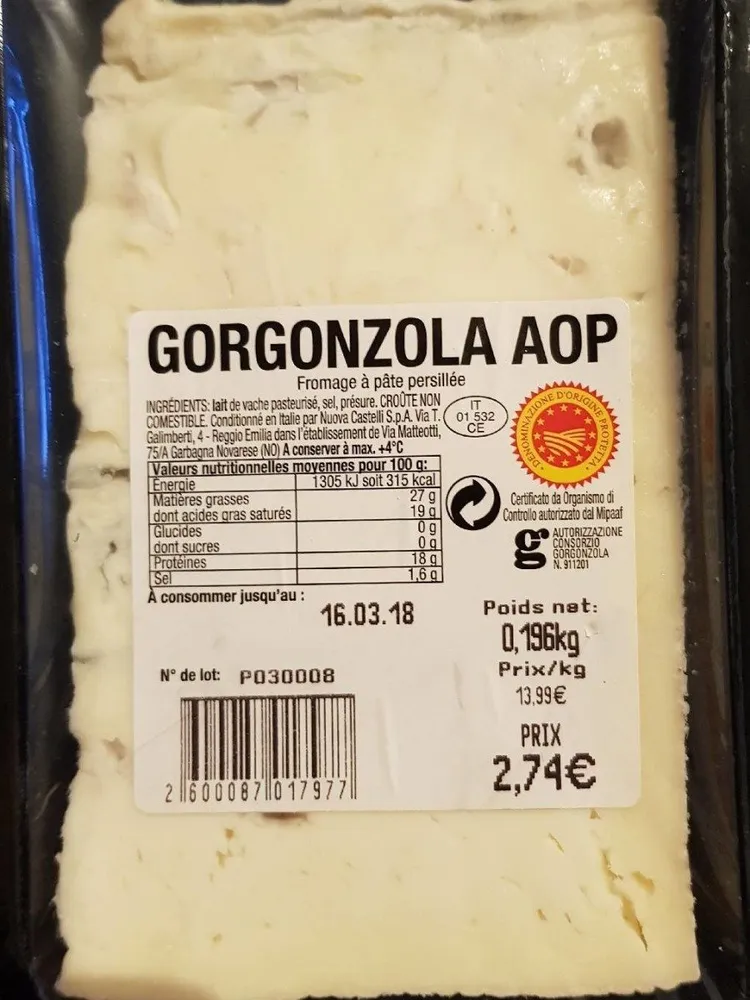 Gorgonzola aop