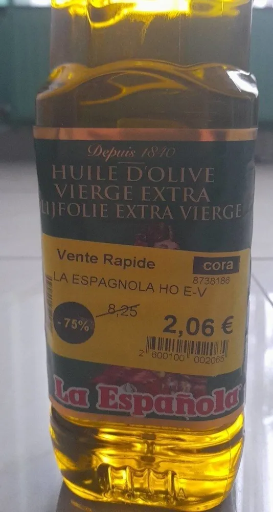 Huile d'olive vierge extra