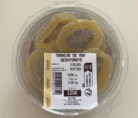 Tranches de kiwi deshydraté
