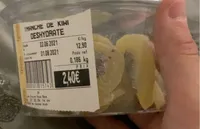 Tranches de kiwi deshydrate