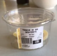 Tranches de kiwi déshydratés