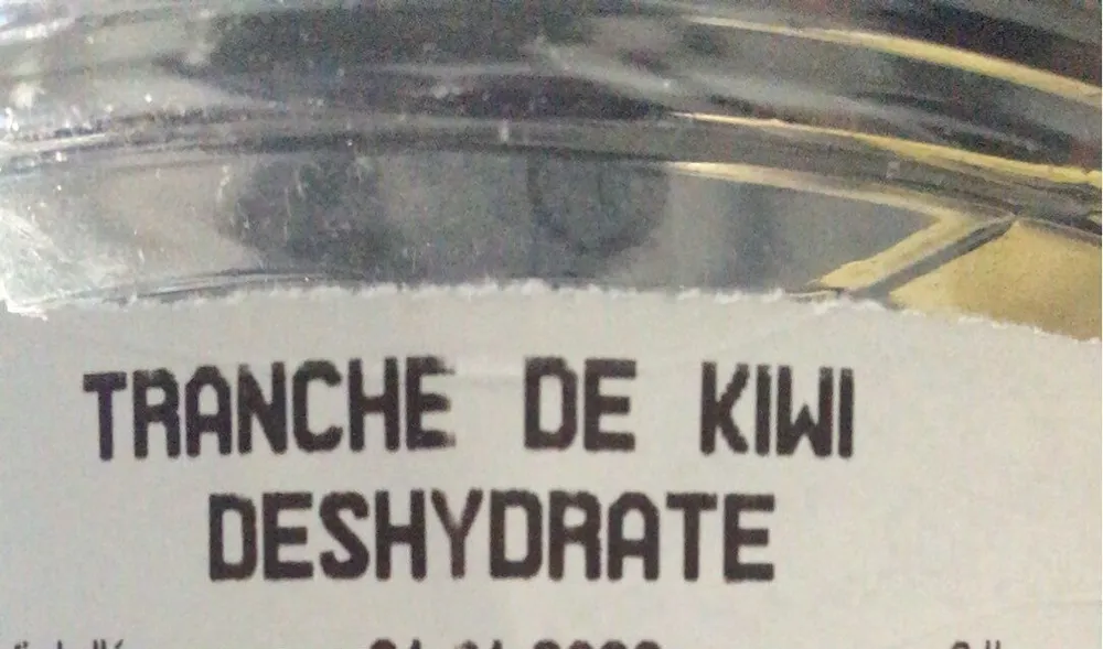 Tranche de Kiwi Deshydraté