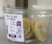 Tranche de kiwis déshydraté