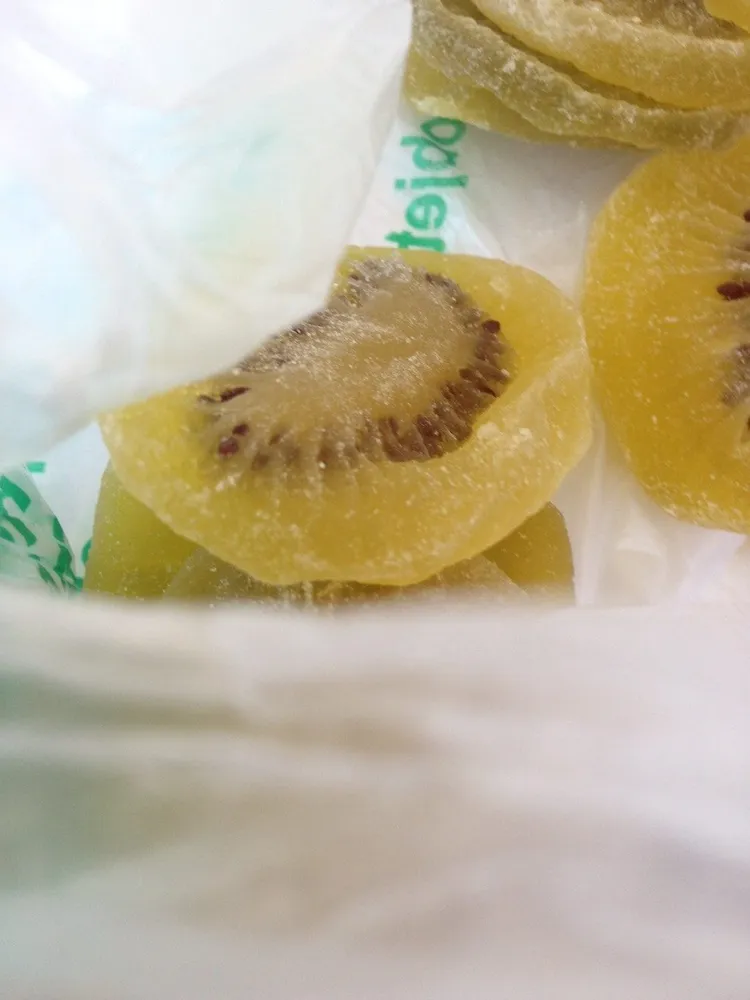 Tranche de kiwi deshydraté