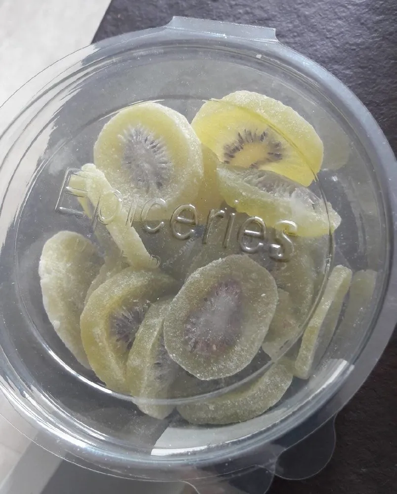 Tranche de kiwi déshydraté