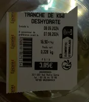 Tranche de kiwi déshydratée