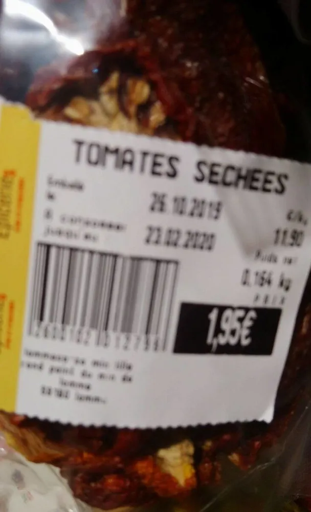 Tomates séchées