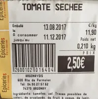 Tomate sechee