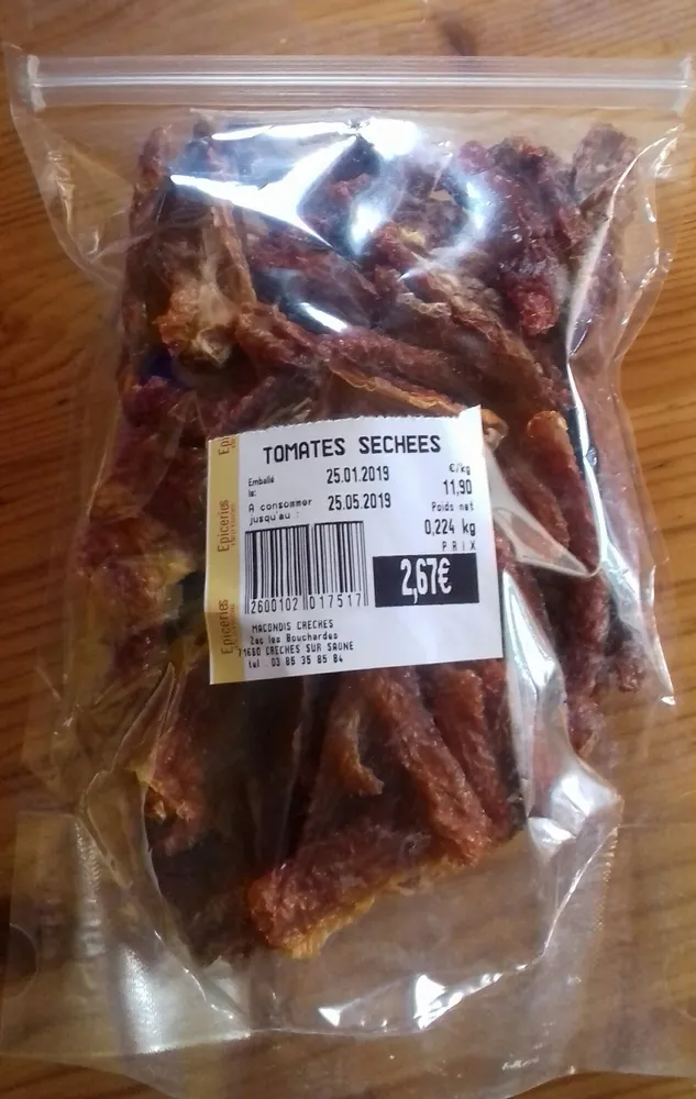 tomates séchées