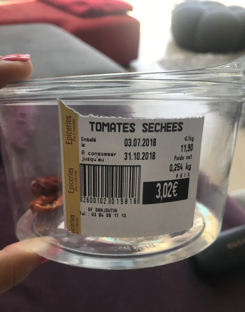 Tomates séchées