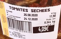 Tomate séchée