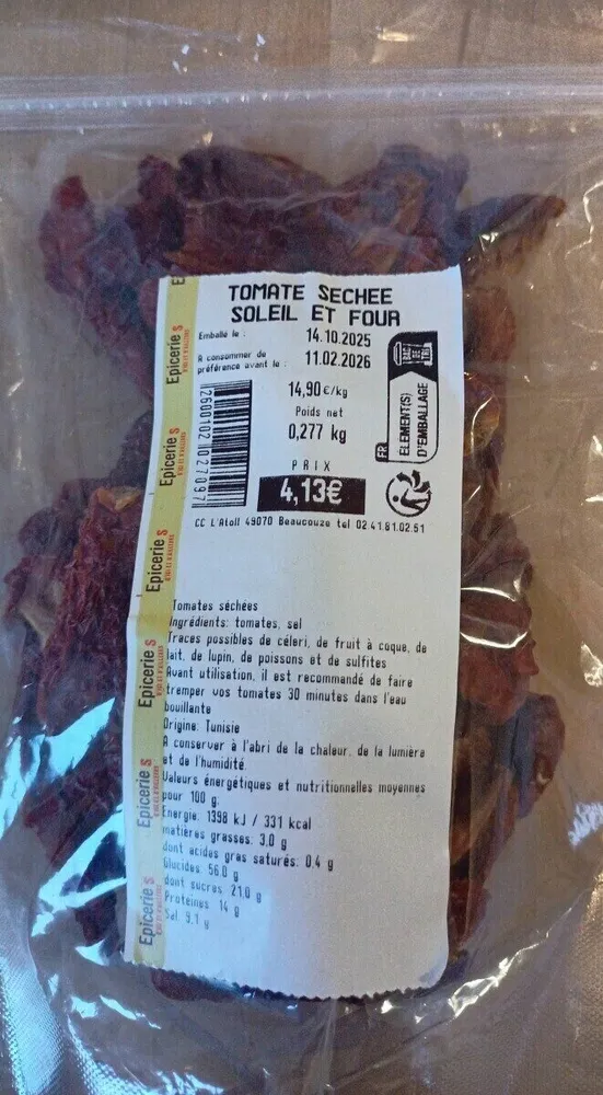 Tomate séchée