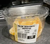 Melon deshydrate aromatise