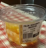 Melon déshydraté aromatisé