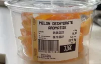 Melon deshydrate aromatise