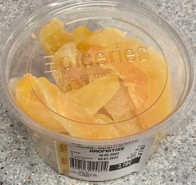 Melon déshydrate
