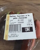Dattes fourrées à la pâte d'amande