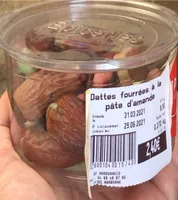 Dattes fourées à la pâte d’amande