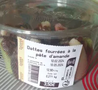 Dattes fourrées à la pâte d'amande