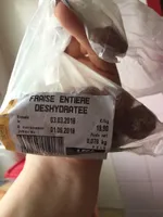 Fraise entiere deshydratee