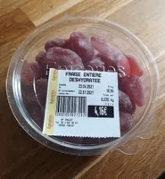Fraise entière déshydratée
