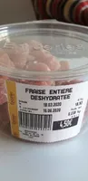 Fraise entière déshydratée