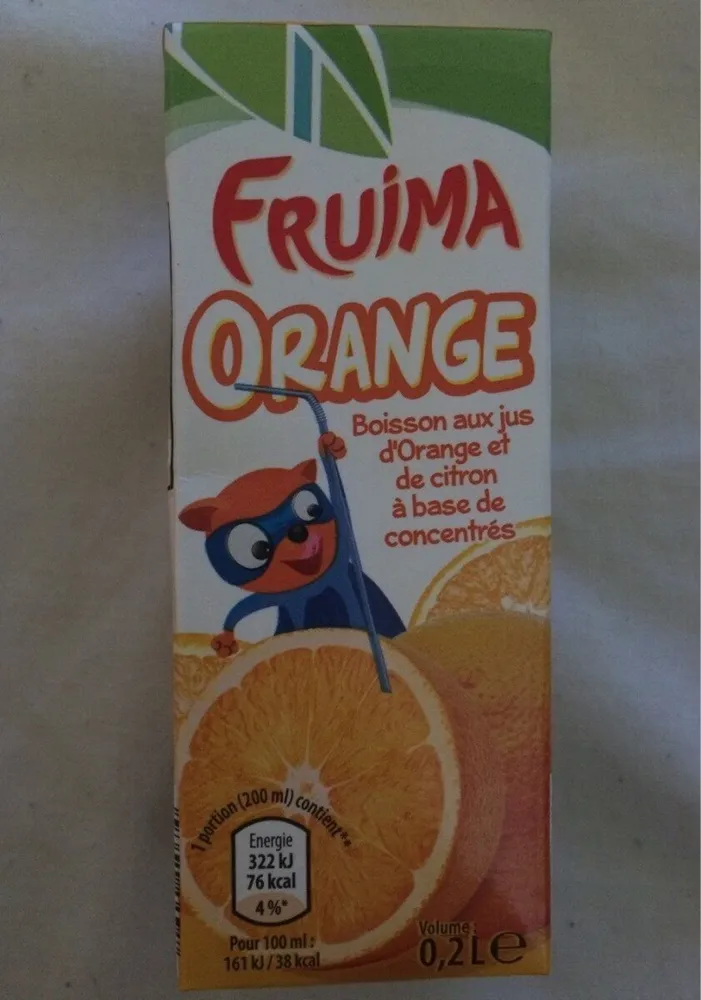 Boisson aux jus d'orange et de citron