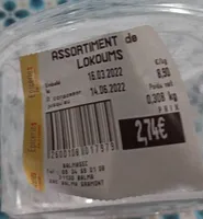 Assortiment de lokoums