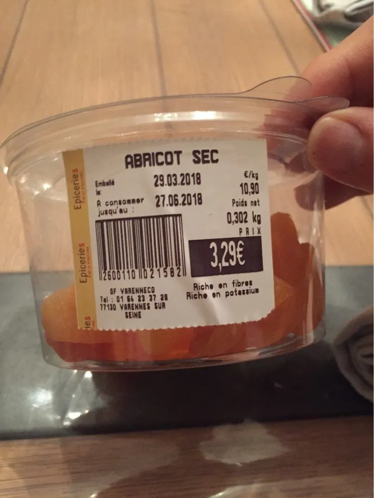 Abricot sec