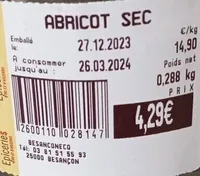 Abricot sec