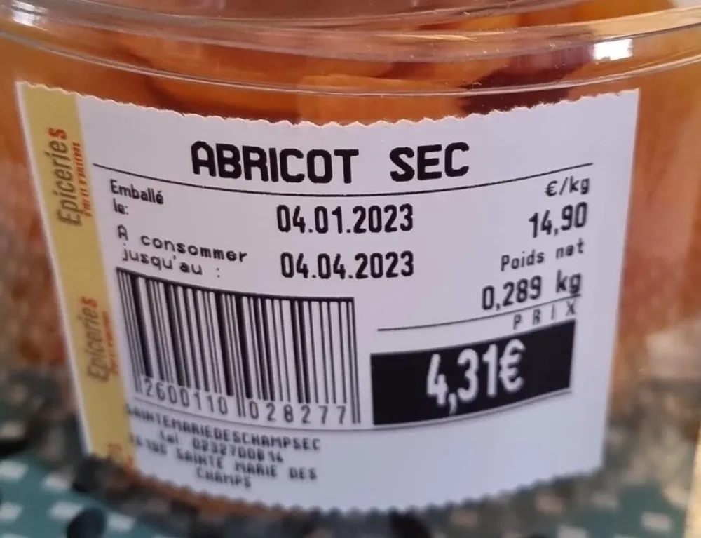 Abricot sec