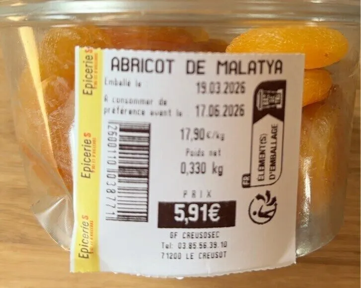 ABRICOT DE MALATYA