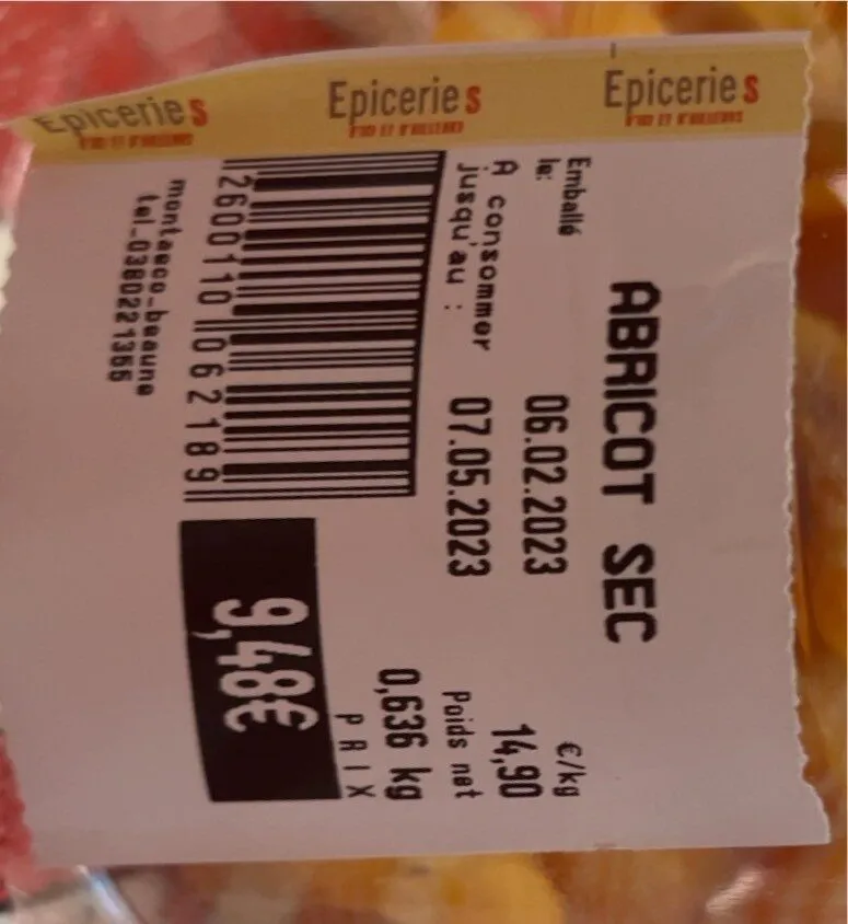 Abricot sec