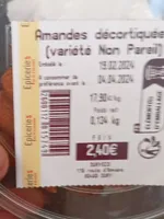 Amandes décortiquées