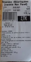 Amande décortiquées
