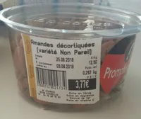 Amandes décortiquées (variété Non Pareil)
